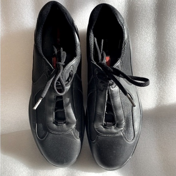 Prada ps0906 Men's Black  Shoes sneakers - Picture 2 of 8